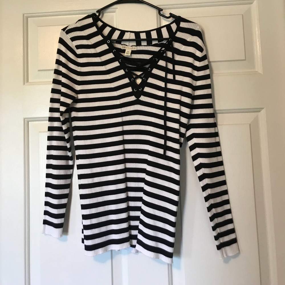 Stripe long sleeve